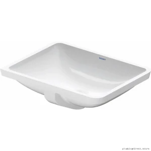 Undermount Bathroom Sink Starck 3 White Modern Design Duravit 0305490017