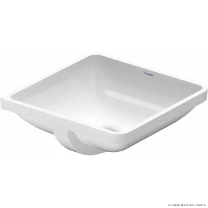 Modern Undermount Bathroom Sink Starck 3 White Ceramic - Duravit