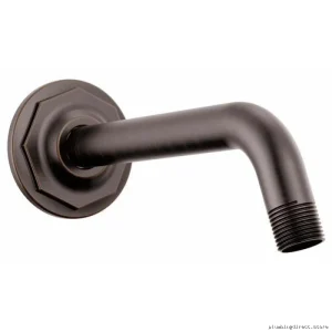 Venetian Bronze Modern Design Shower Arm & Flange - Model RP78580RB by Brizi