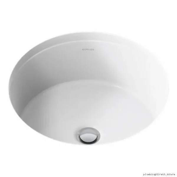 Modern Verticyl Round Undermount Bathroom Sink | White Easy-Install 2883-0 Kohler - Image 2