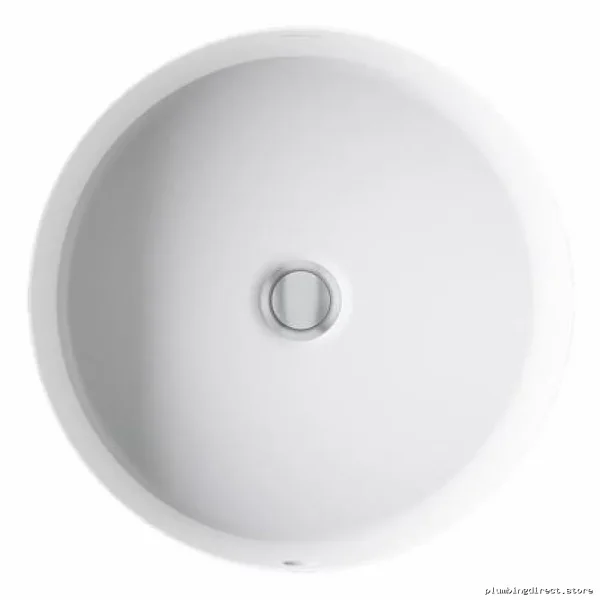 Modern Verticyl Round Undermount Bathroom Sink | White Easy-Install 2883-0 Kohler