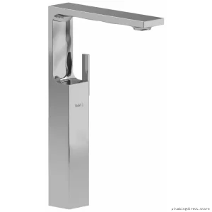 Modern Single-Hole Vessel Sink Faucet with Lever Handle 1.2 GPM Chrome RFL01C RIOBEL