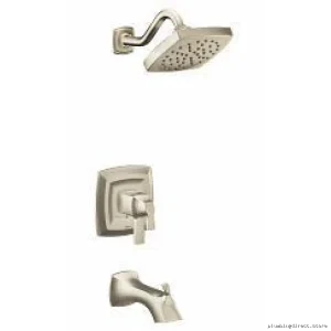 Modern Voss M-Core Tub & Shower Trim Kit – Brushed Nickel Finish UTXXXXX Compatible with Moen Fixtures
