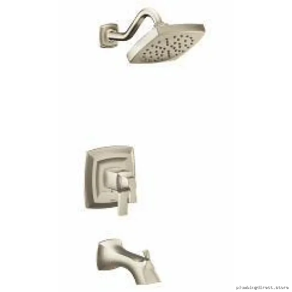 Modern Voss M-Core Tub & Shower Trim Kit – Brushed Nickel Finish UTXXXXX Compatible with Moen Fixtures