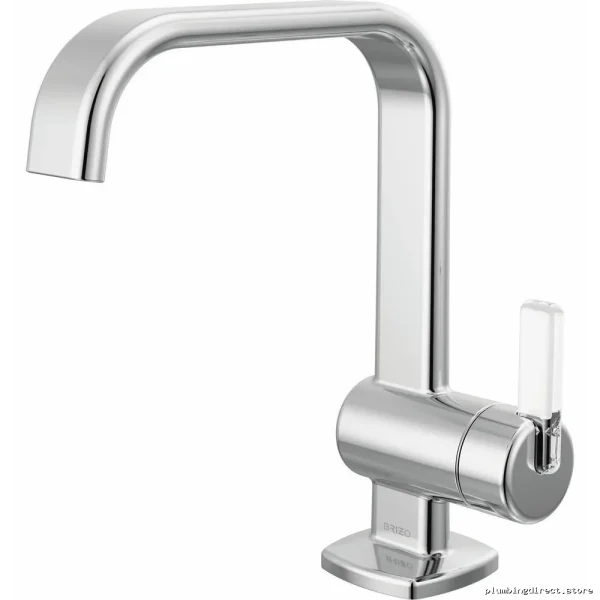 Allaria Modern Water-Saving Eco-Friendly Single Hole Bathroom Faucet – Polished Chrome Finish