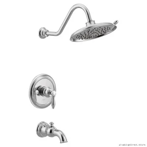 Weymouth Chrome Tub/Shower Trim Kit - Modern Design