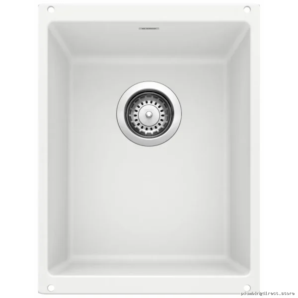 Modern .75 Bowl Undermount Silgranit Sink - White
