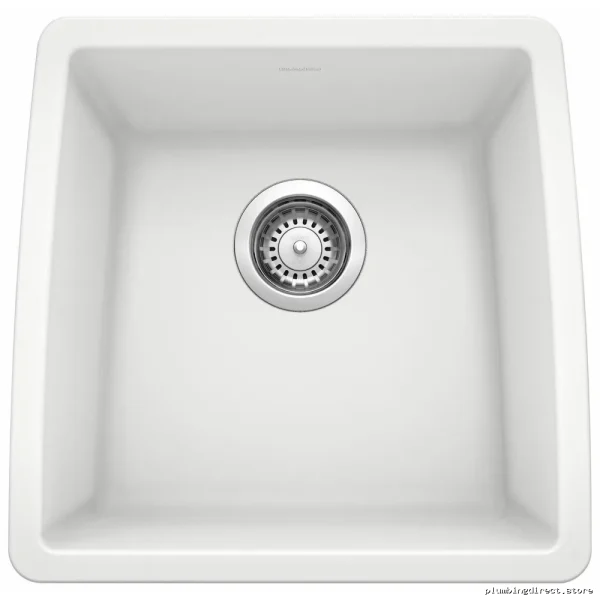 Performa U 1 Modern Bowl Undermount Silgranit Bar Sink - White 402143 - Image 2