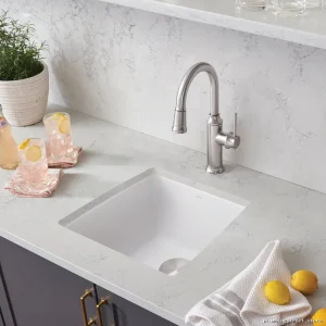 Performa U 1 Modern Bowl Undermount Silgranit Bar Sink - White 402143
