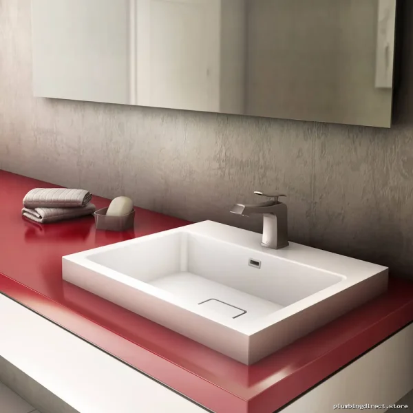 Modern White Single-Hole Bathroom Vessel Sink by Joki - Image 2