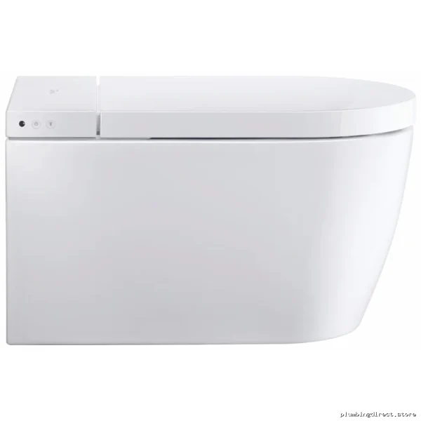 Duravit ME by Starck Wall-Hung Toilet White Modern Design Without Seat - Image 2