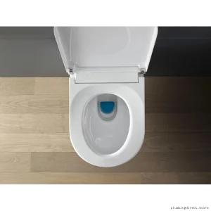Duravit ME by Starck Wall-Hung Toilet White Modern Design Without Seat