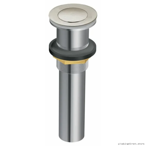 Moen 140780BN Brushed Nickel Pop-Up Drain with No Overflow Design
