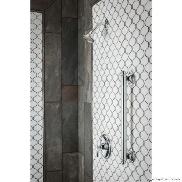 Moen Chrome 18-Inch Grab Bar for Bathroom Safety YG2218CH - Image 3
