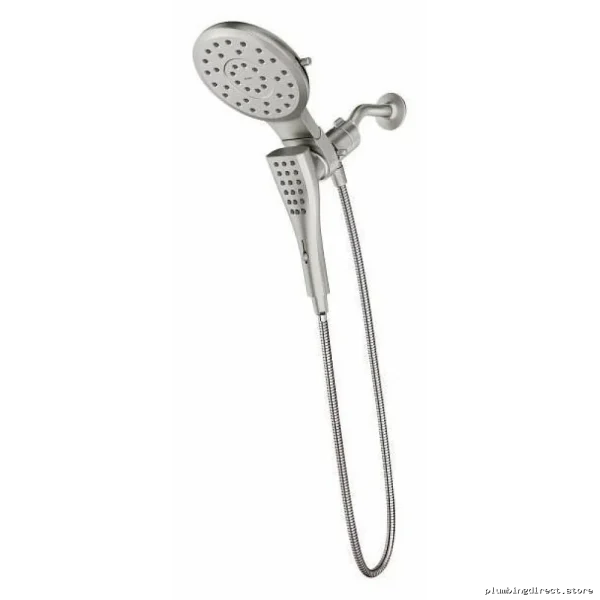 Moen 220C3BN Brushed Nickel Shower Head with Handheld Spray Combo - Image 2