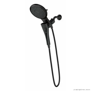Verso Shower Head & Hand Shower Set - Infiniti Dial, Magnetix Dock | Matte Black Moen 220C3EPBL