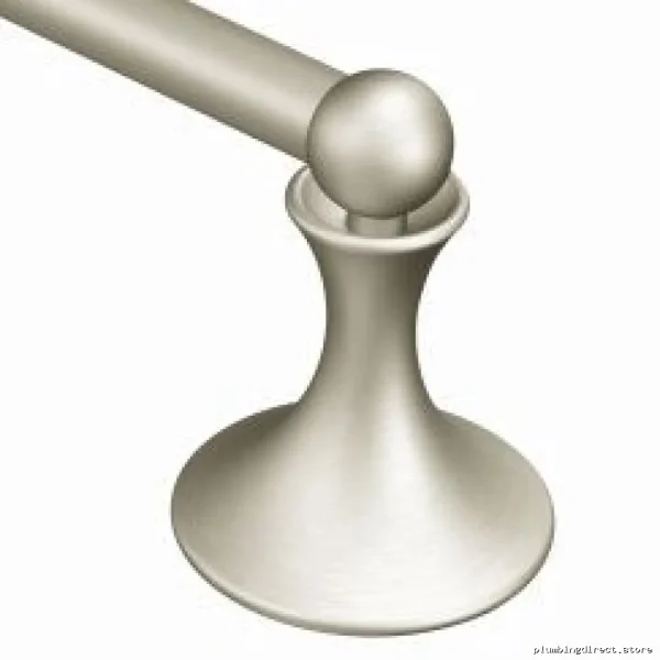 Moen 24 Inch Wall-Mounted Brushed Nickel Towel Bar DN7724BN