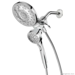 Moen 26009 Chrome Combo: 6-Function Rainshower & Handheld Shower Head Set