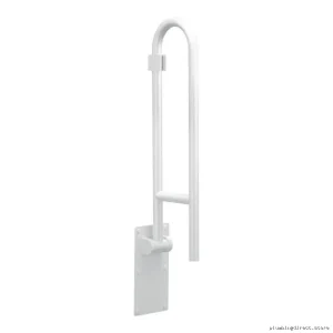 Moen Glacier R8960FDW 30-Inch Flip-Up Safety Grab Bar for Bathroom Support