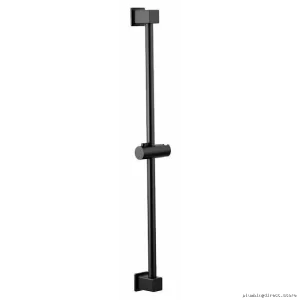 Moen Square Shower Slide Bar - 30-Inch Matte Black Adjustable