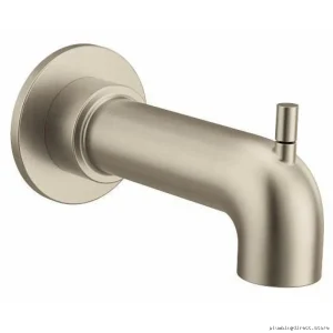 Moen Brushed Nickel Tub Spout with Diverter 3346BN - Bathroom Faucet