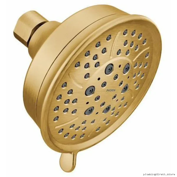 Moen 3638BG Brushed Gold 4-Mode Adjustable Shower Head for Luxury Bathing