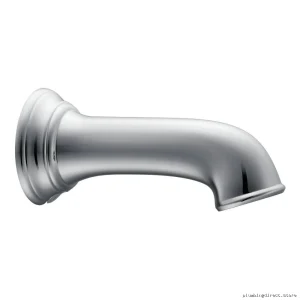 Moen 3858 Modern Chrome Tub Spout with Shower Diverter