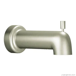 Moen 3890BN Level Tub Spout - Brushed Nickel with Shower Diverter