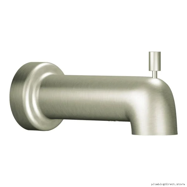Moen 3890BN Level Tub Spout - Brushed Nickel with Shower Diverter