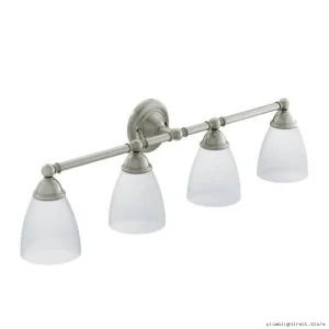 Moen 4-Globe Brushed Nickel Light Sconce | Brantford YB2264BN