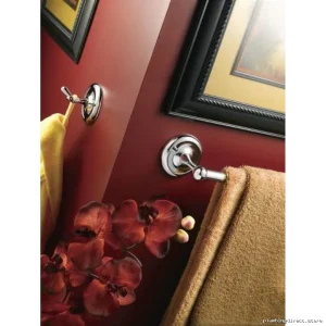 Double Robe Hook Chrome Finish - Moen 5303CH Stainless Steel Yorkshire
