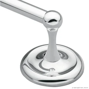 Yorkshire 18-Inch Chrome Hand Towel Holder - Moen 5318CH