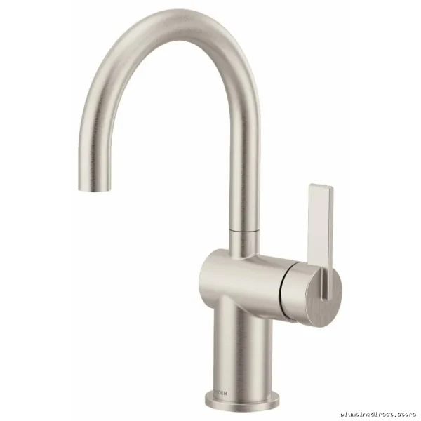 Moen 5622SRS Spot Resist Stainless Steel Bar Faucet for Kitchen Sink