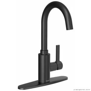 Matte Black Genta LX Bar Faucet - 5882BL Model Moen