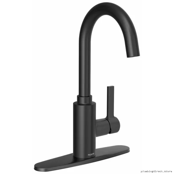 Matte Black Genta LX Bar Faucet - 5882BL Model Moen