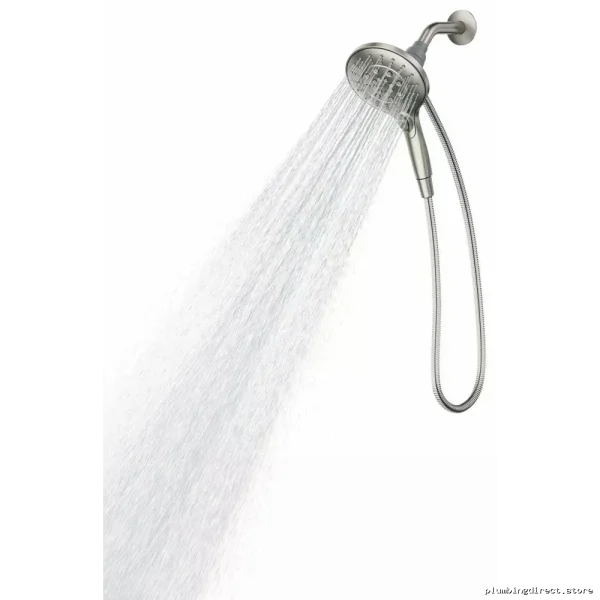 Moen 26112 Chrome 6-Function Magnetic Handheld Shower Head for Easy Use