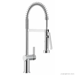 Cia Pre-Rinse Kitchen Faucet with Spring Pulldown Spray – Moen Chrome 7822