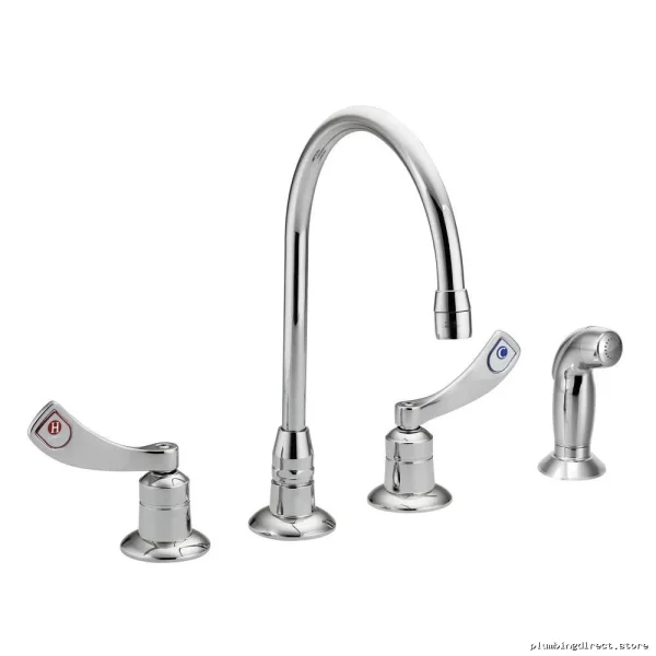 Moen 8244 Chrome Pull-Down Kitchen Faucet with Side Sprayer