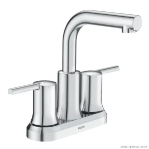 Moen 84772 Chrome Centerset Faucet for Modern Bathroom