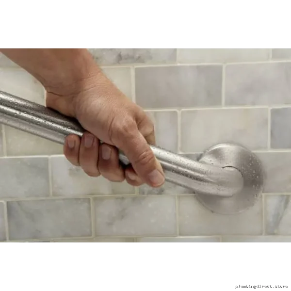Moen Heavy Duty Stainless Steel Bathroom Safety Grab Bar 8732 - Image 2