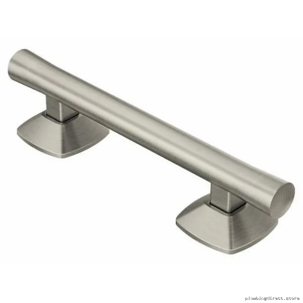 Moen Transitional 9-Inch Grab Bar - Brushed Nickel Bathroom Safety Support - Image 3