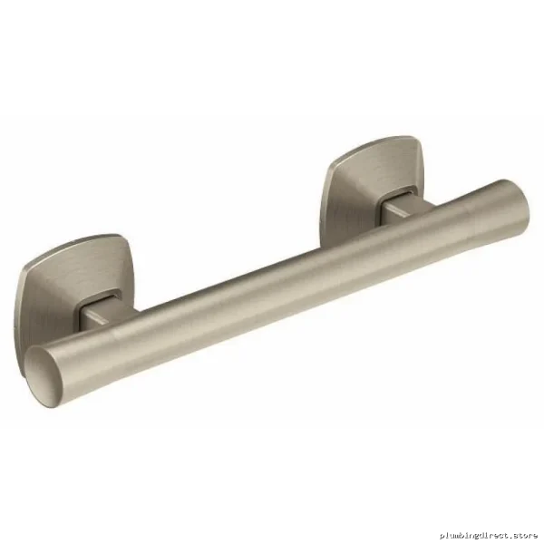 Moen Transitional 9-Inch Grab Bar - Brushed Nickel Bathroom Safety Support