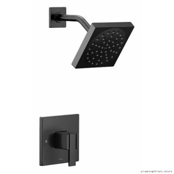 Moen 90 Degree Corner Shower Trim - M-Core 3 Series Matte Black UTS3715BL