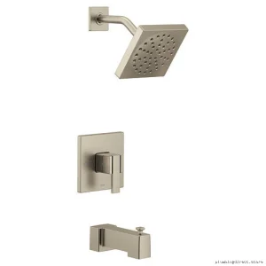 Moen 90-Degree Eco-Performance Tub/Shower Trim - Brushed Nickel