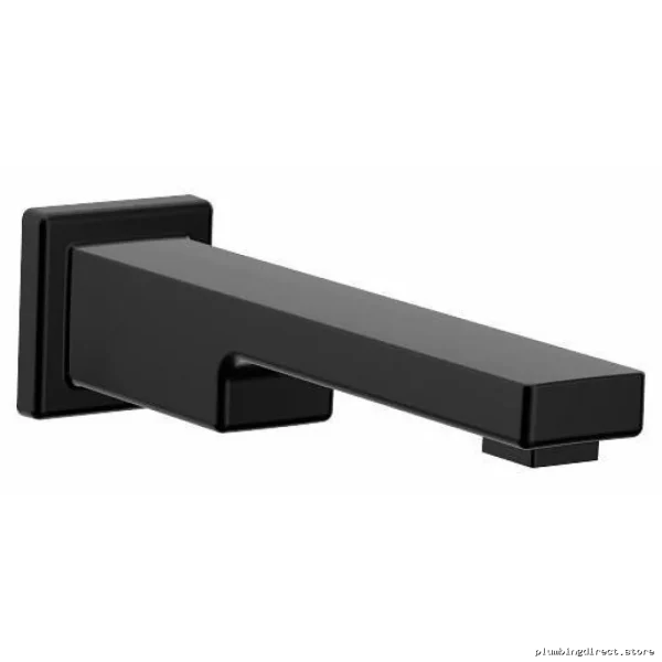 Moen 90 Degree Tub Spout - Matte Black Finish (TFS3898BL) 10-Tub Kitchen Faucet