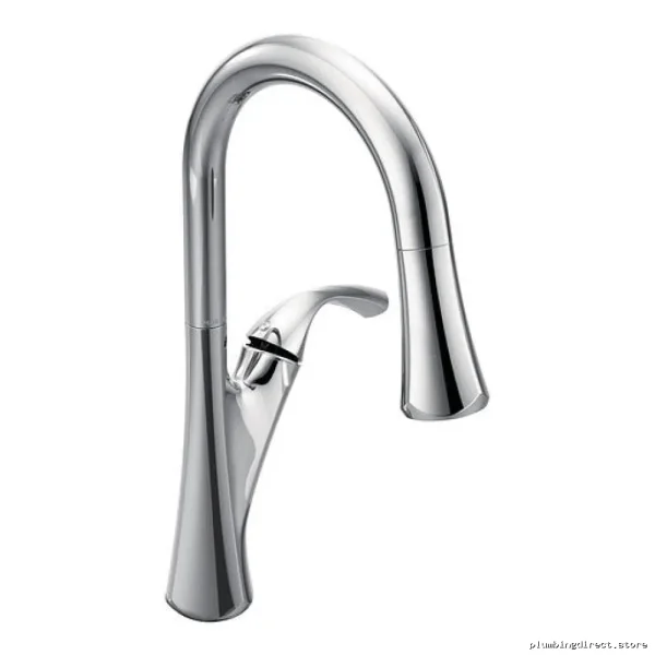 Premium Moen Notch Pulldown Kitchen Faucet - Chrome 9124C