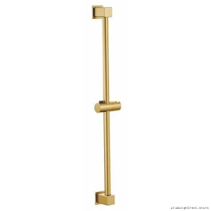 Moen A742BG Square 30" Slide Bar - Modern Brushed Gold Shower Hardware