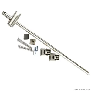 Moen Brushed Nickel 90-Degree Slide Shower Bar A742BN