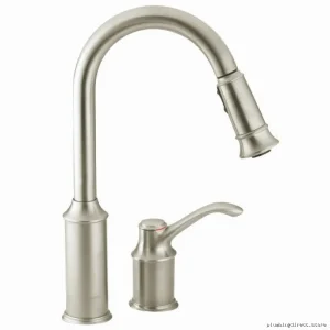 Moen Aberdeen Pull-Down Kitchen Faucet with Stainless Steel Finish
