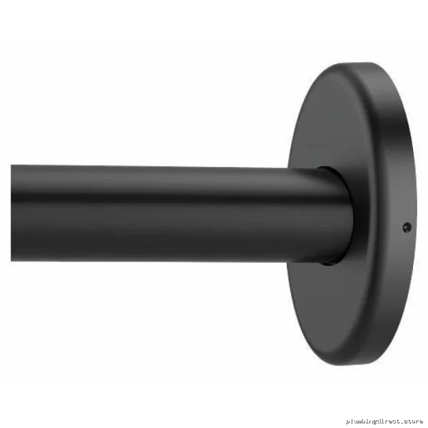 Moen Brushed Nickel Curved Shower Rod - Adjustable Bathroom Tension Rod